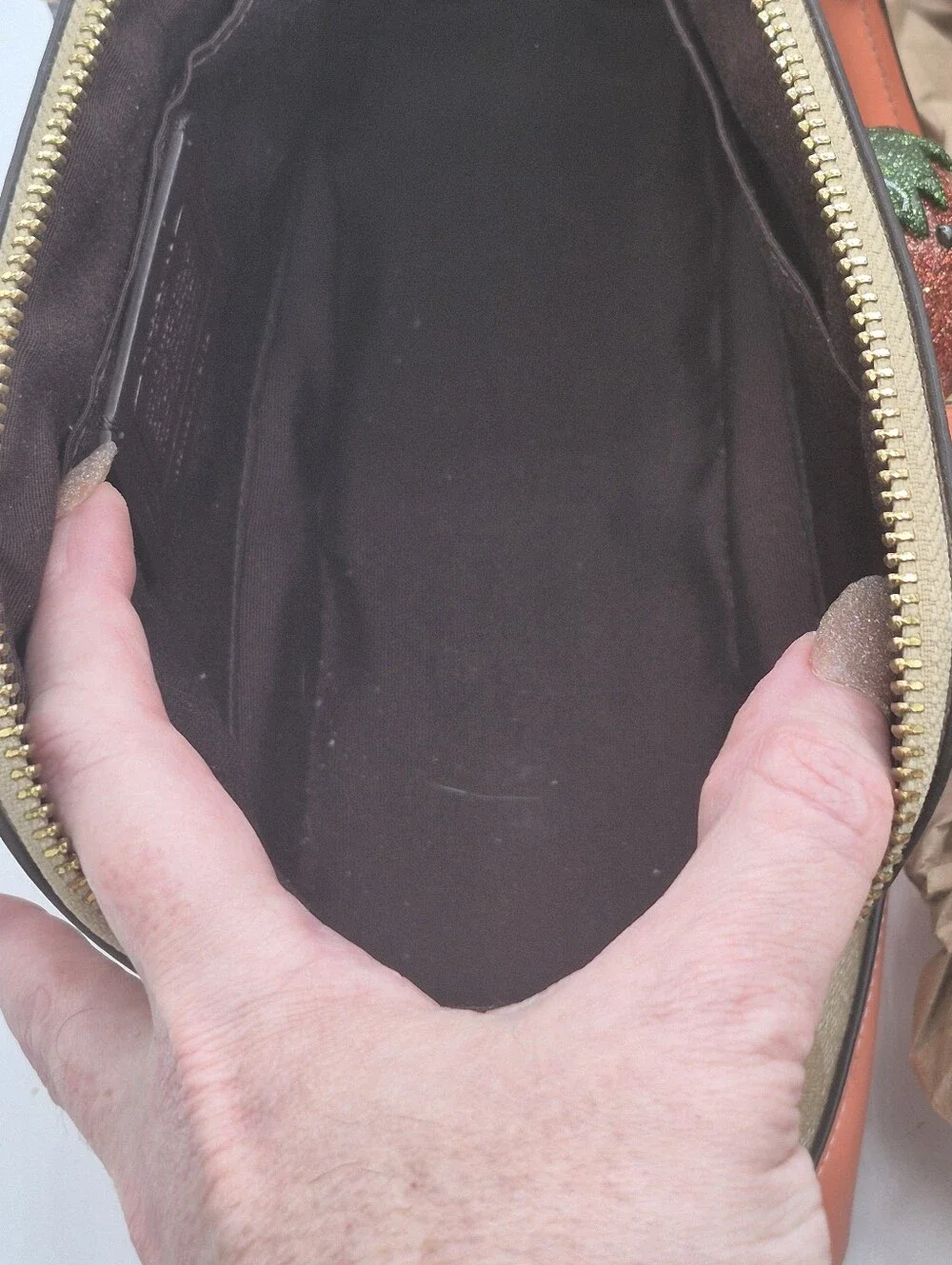 Coach Mini Sierra Satchel In Signature Canvas With 3D Stawberry - Picture 10 of 11